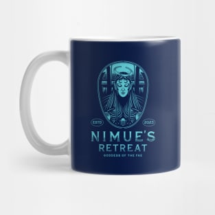 Nimues Retreat Blue Mug